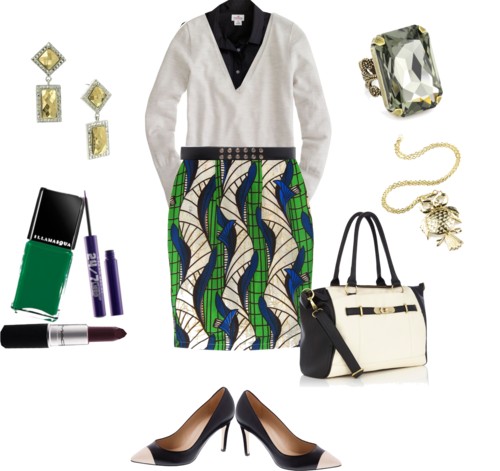 Creative Outfit--Yellow tones