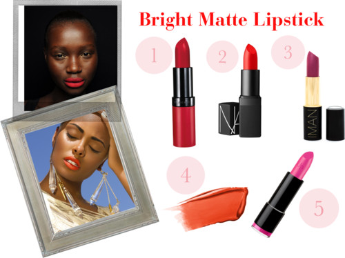 Brightly Matte Lipstick Trend 2012