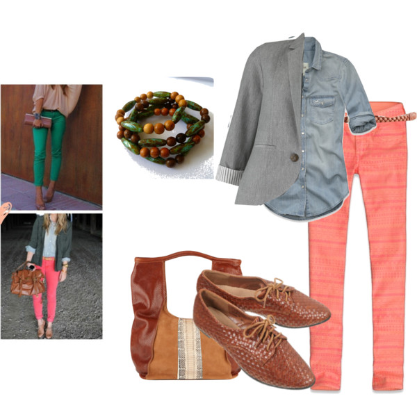 How to Wear Denim SS2013-coral How to Wear Denim SS2013-coral