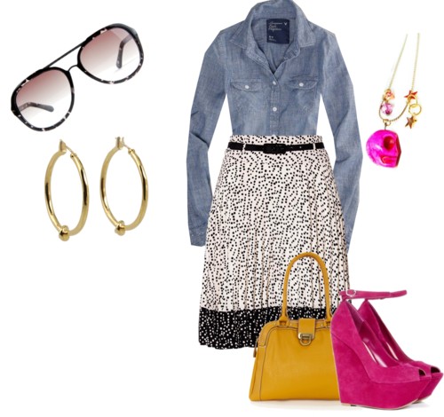 Statement Pieces, a pop of color and print