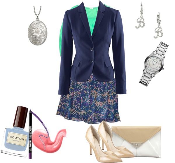 Floral Skirt-- Dressy